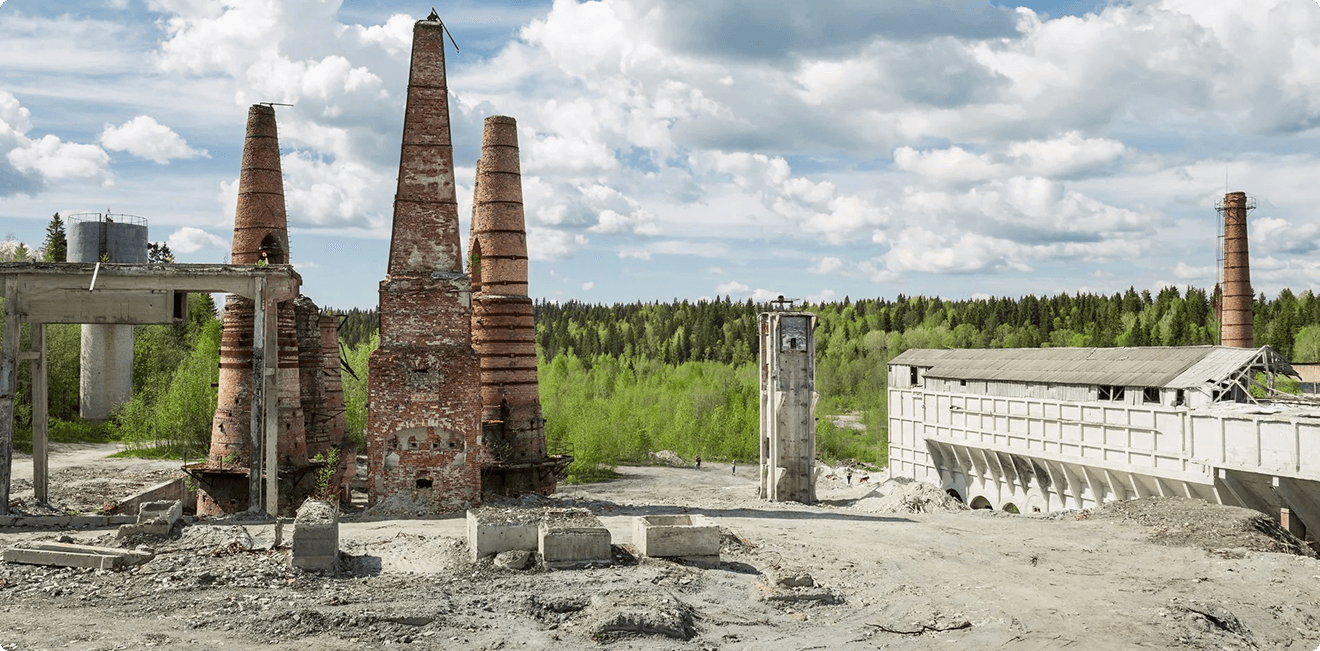 Старые промышленные здания